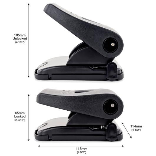 Hullemaskin Rapesco 2H 30 Ark Sort