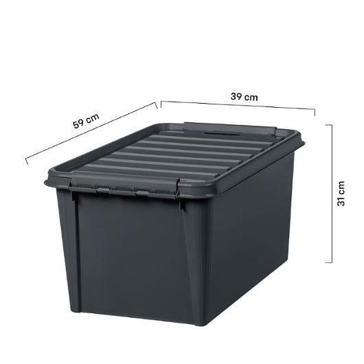 Oppbevaringsboks Smartstore Recy 46L Grå