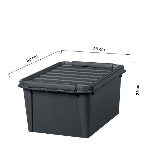 Oppbevaringsboks Smartstore Recy 31L Grå