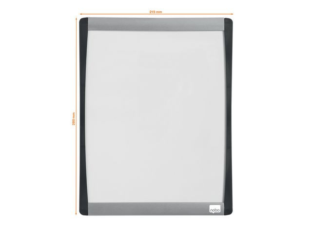 Whiteboard Buet ramme 28x21,5cm Hvit