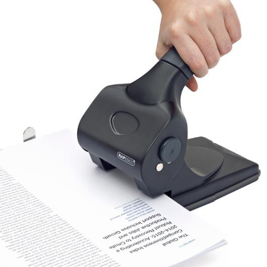 Hullemaskin Rapesco Alu 2H 65A Hd Sort