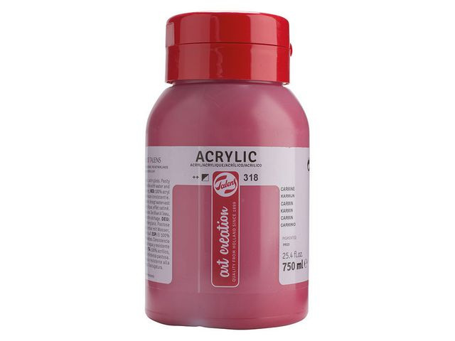 BildeAkrylmaling Artcreation 750Ml Karminrød