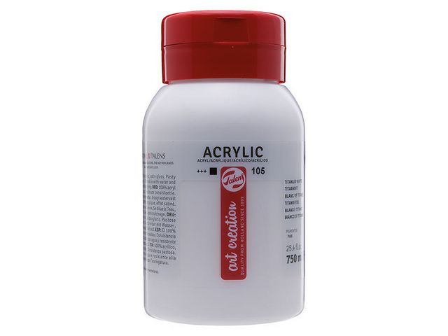 BildeAkrylmaling Artcreation 750Ml Hvit