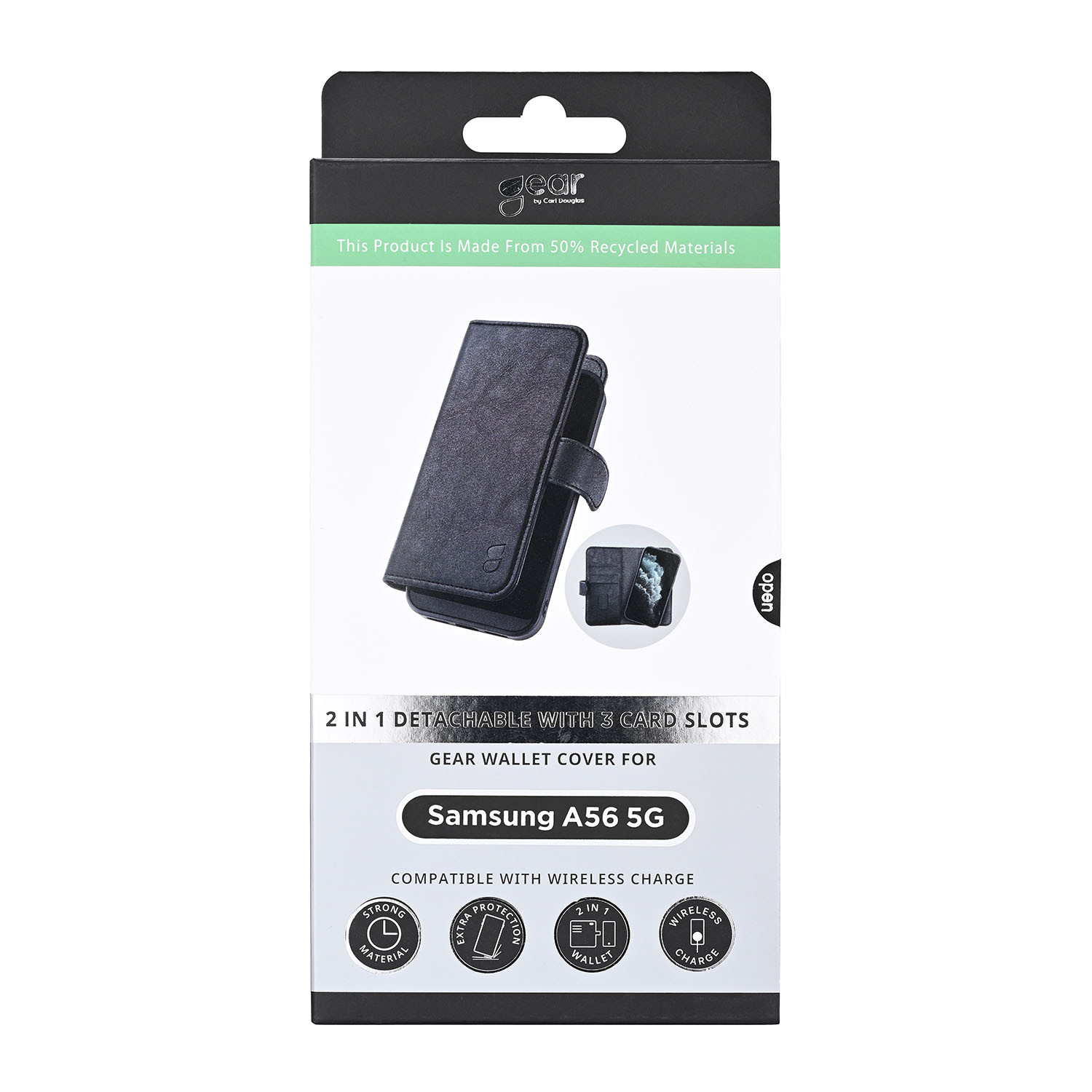 GEAR 2in1 3 card Recycled Samsung A56 5G Black
