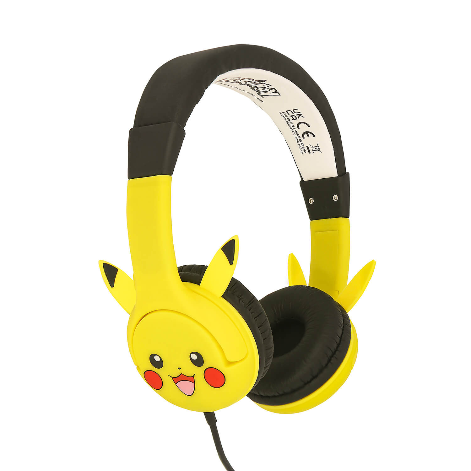 POKEMON Headphone Picatchu Wired On-Ear 85dB With Ears