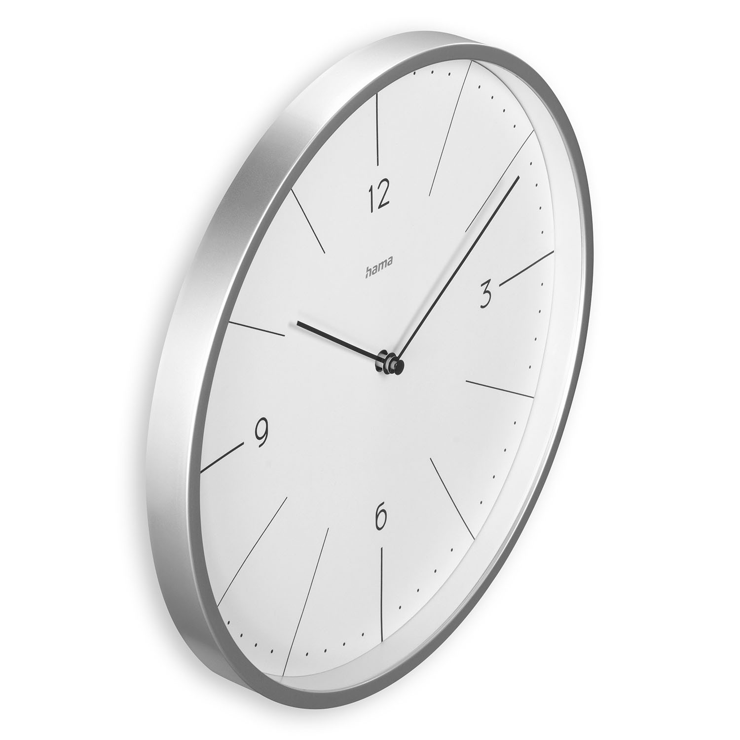 HAMA Wall Clock Sardinia Diameter 30 cm Grey