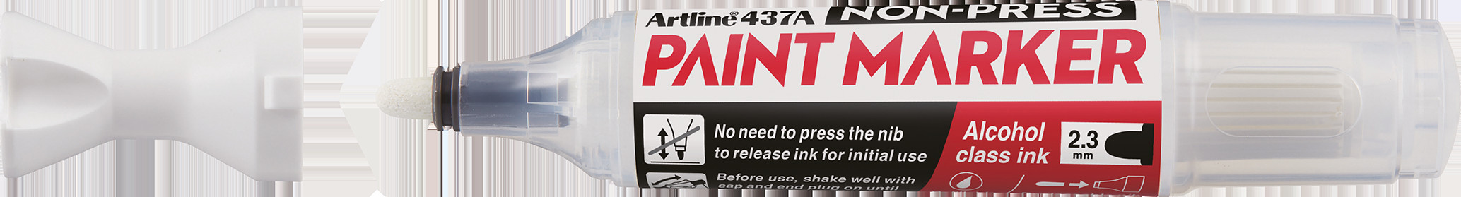 Artline Non-press paint marker 437A White