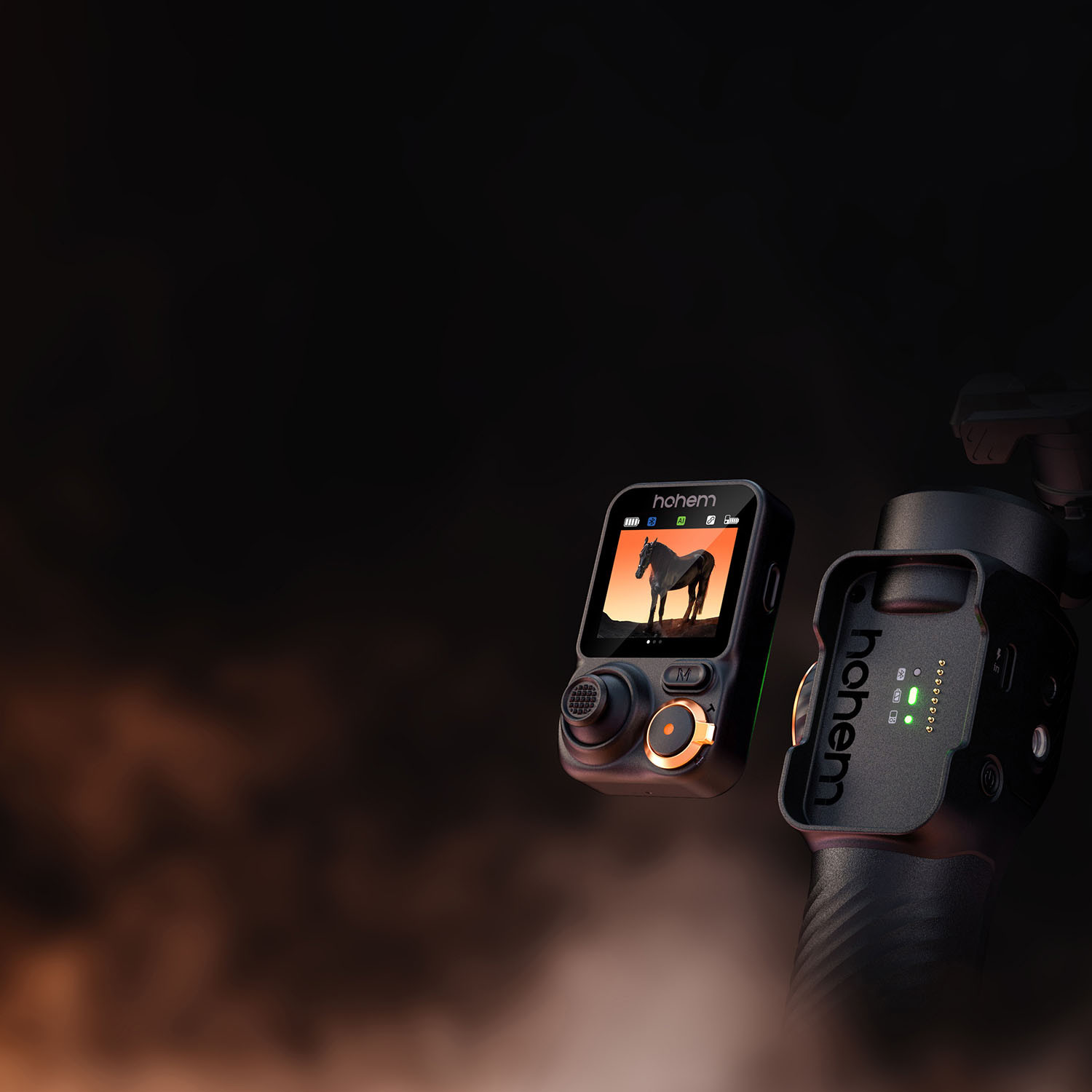 HOHEM Smartphone Gimbal iSteady M7 Black Kit with AI