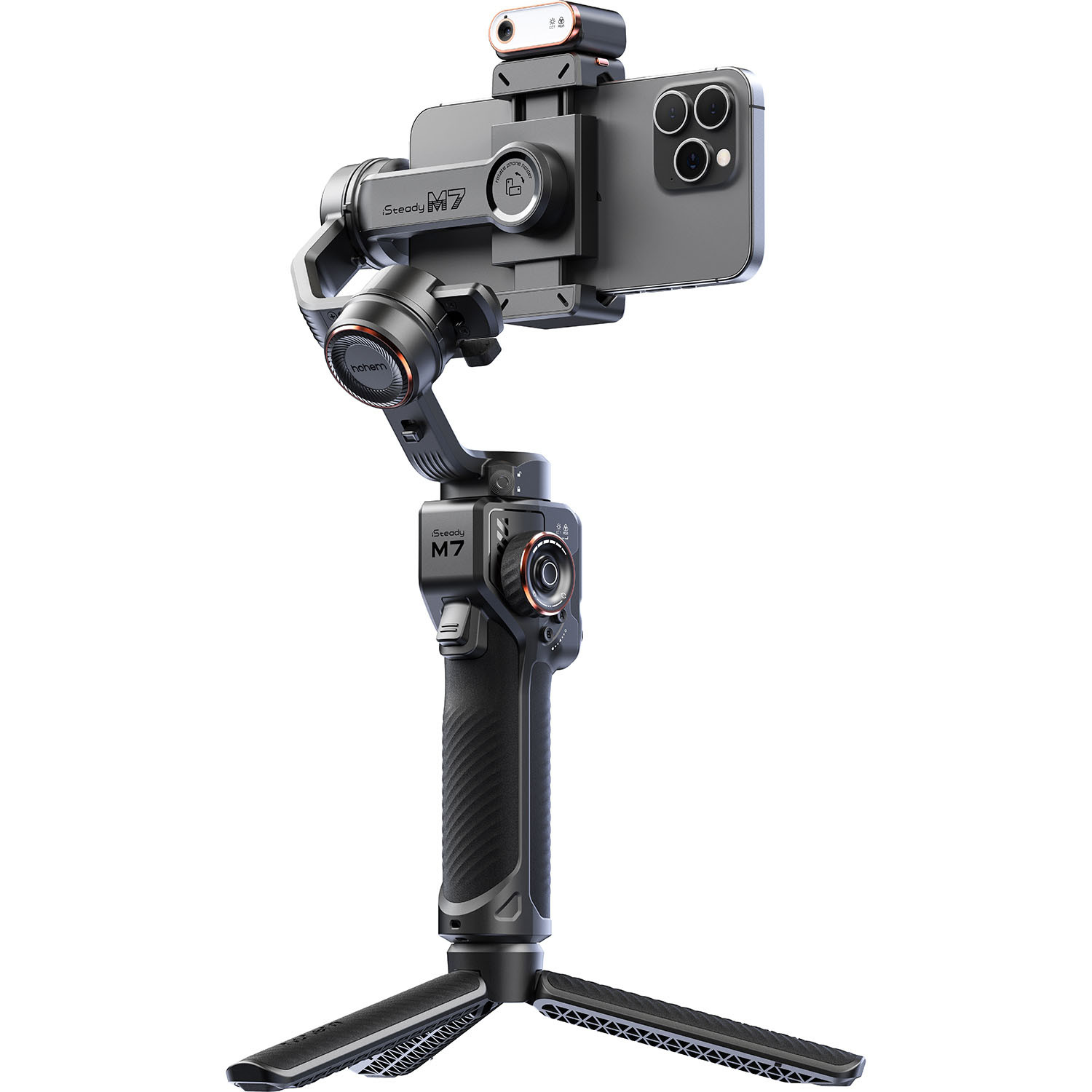 HOHEM Smartphone Gimbal iSteady M7 Black Kit with AI