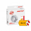 METO Etiket perm 26x12 neonoransje (12rl...