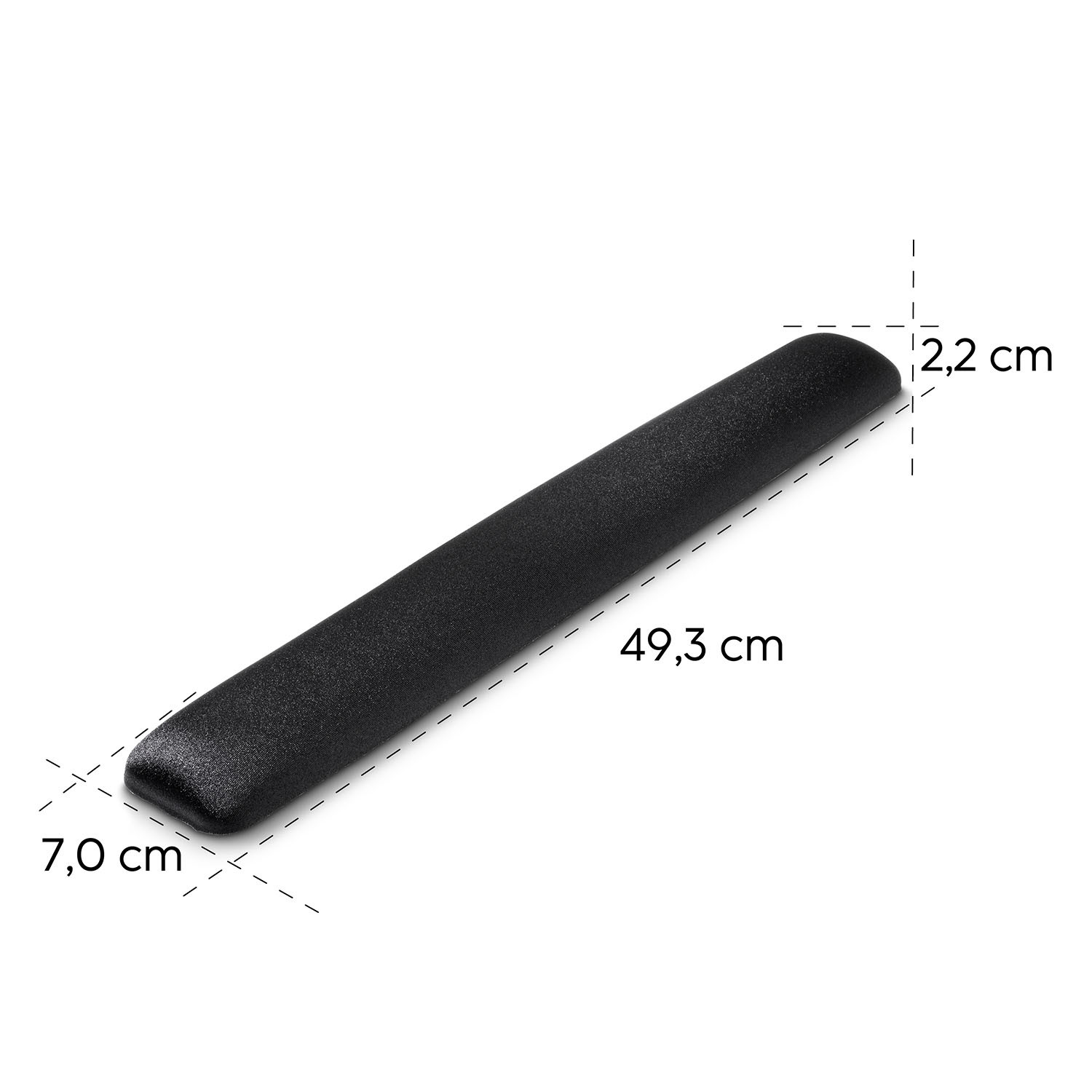 HAMA Ergo Keyboard Wrist Rest Black