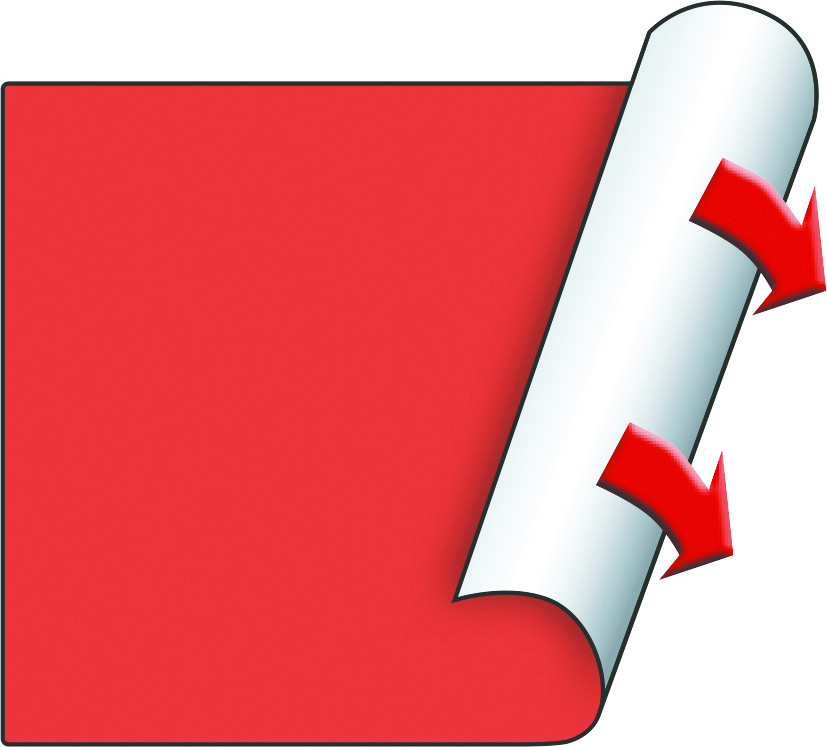 METO Etiket perm 29x28 neonrd (5rl/1000)