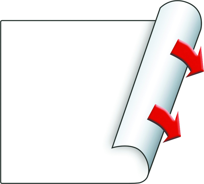 METO Etiket perm 29x28 hvit (5rl/1000)