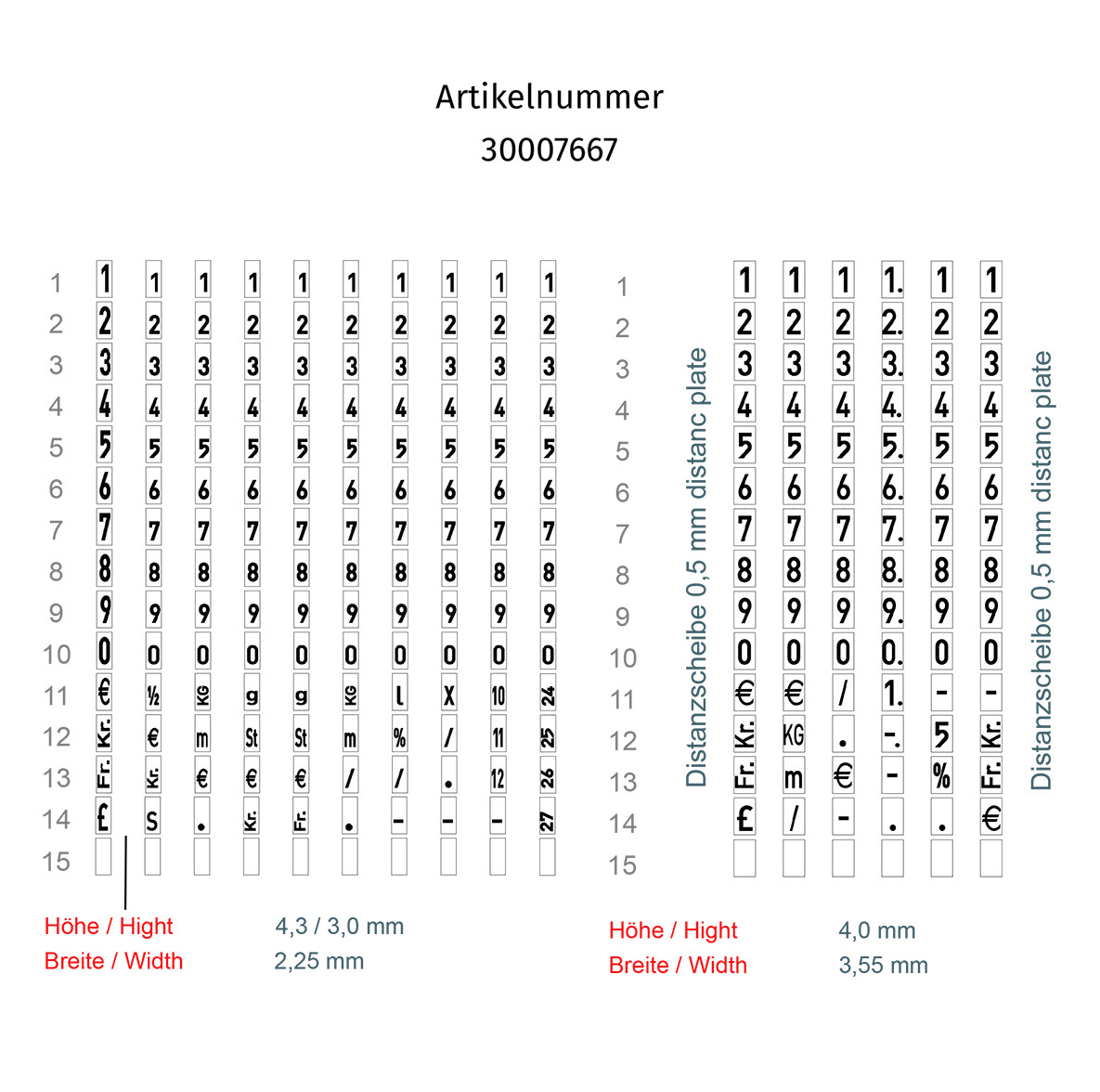 METO prispistol Classic M 1626 10+6 tegn 26x16