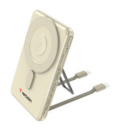 VERBATIM Charge n Go USB-C Cable Power Bank Magnet 5K Gold