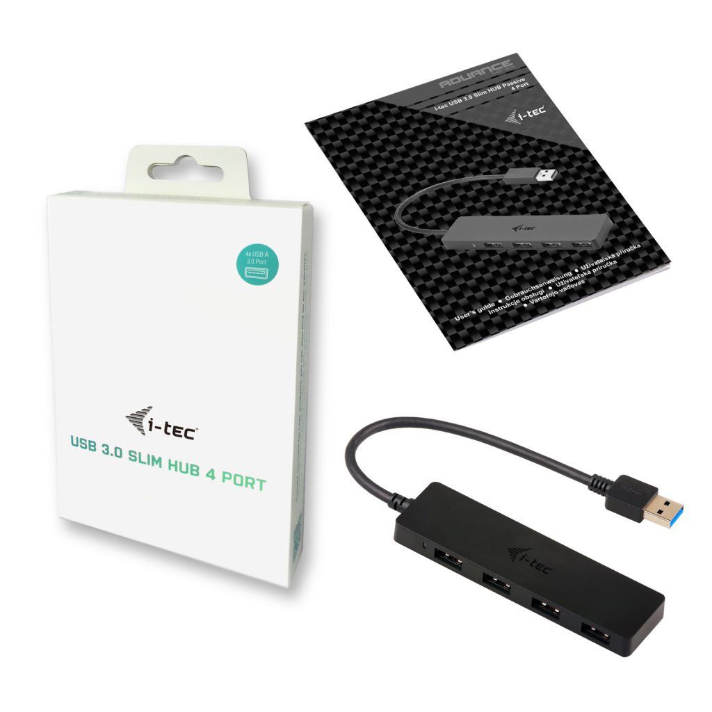 USB 3.0 Slim Passive HUB 4 Port