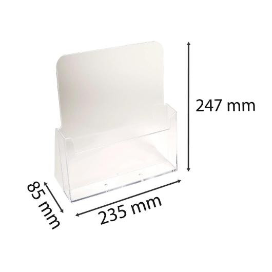 Brosjyreholder Exacompta A4 Klar