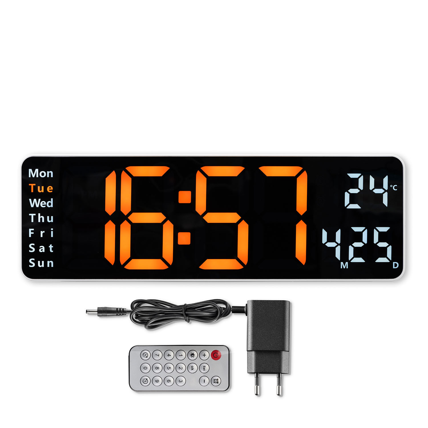 HAMA Digital Wall Clock Santa Cruz