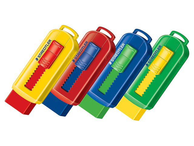 BildeViskelær Staedtler 525 Ps1S M/Skyv (12 stk)