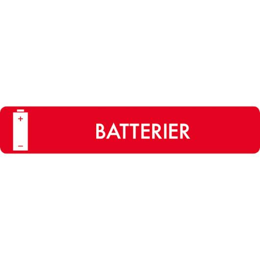 BildeKildesorteringsmagnet Batterier 16X3Cm