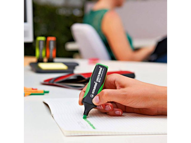 Tekstmarker Stabilo Green Boss Ass (4 stk/pk, 5 pakker)