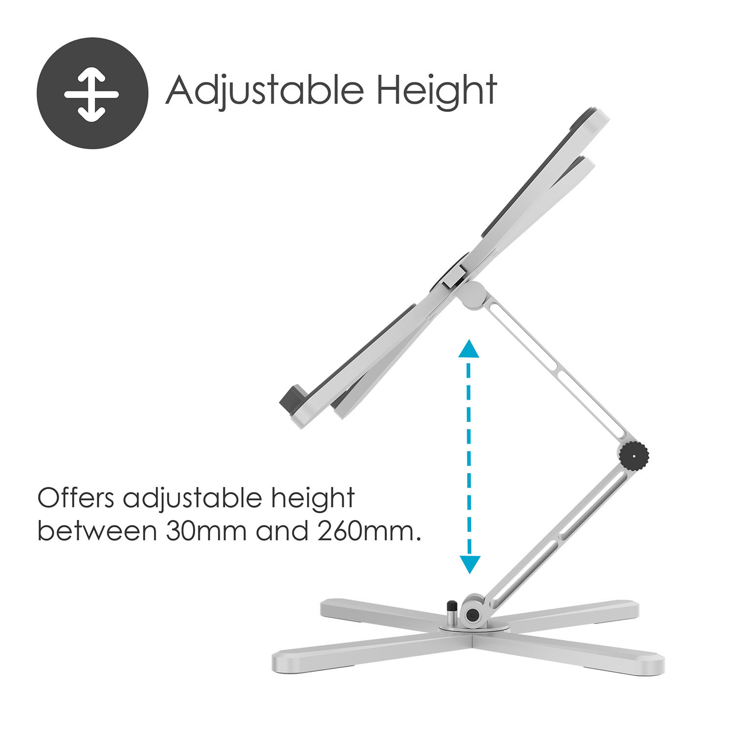 DESIRE2 X Stand Foldable laptop Riser Aluminum