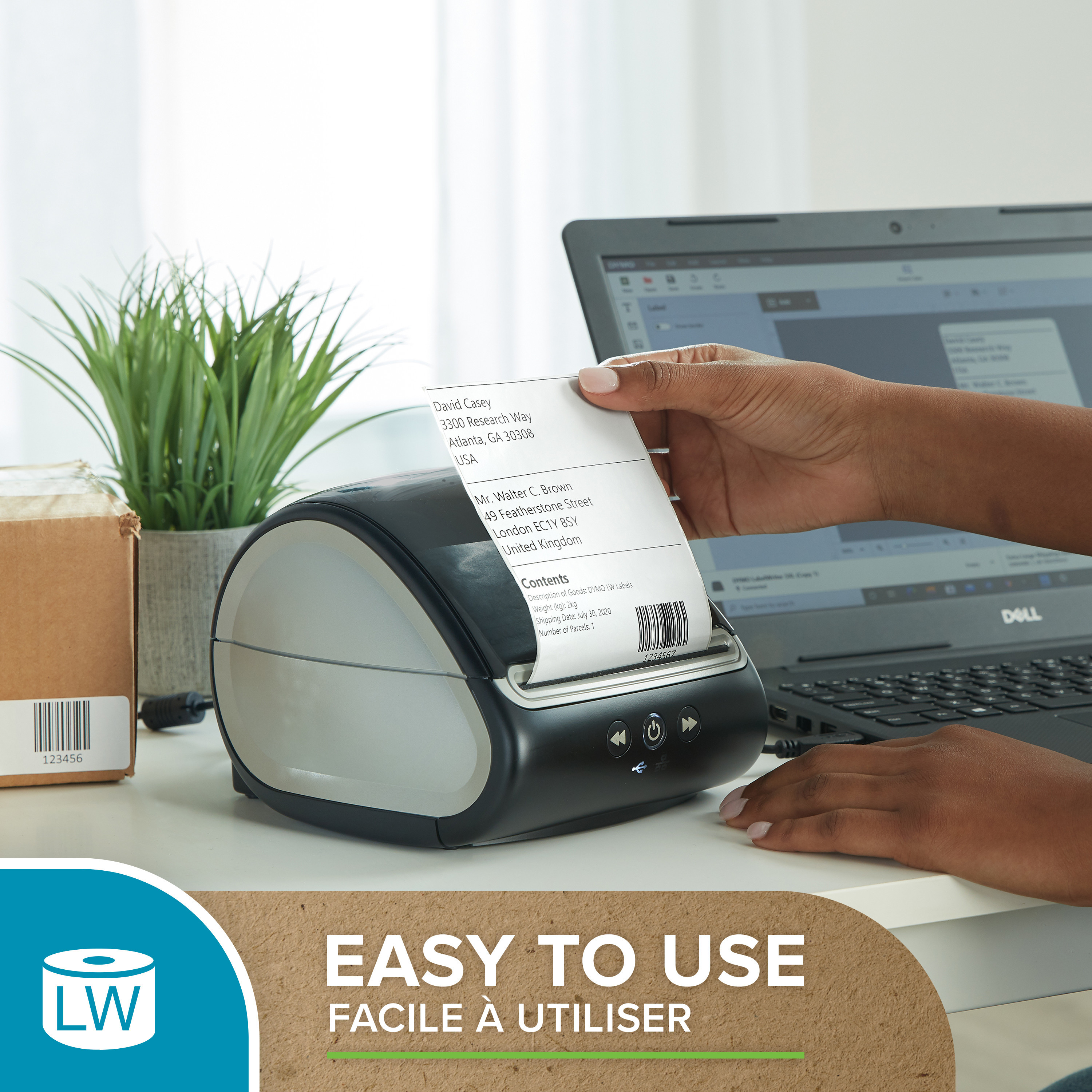 LabelWriter 102mmX210mm DHL Labels 1 Roll of 140 Labels