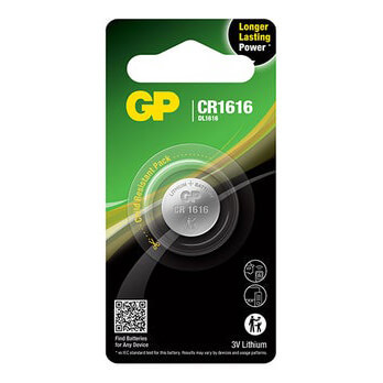 GP Lithium Coin Cell CR1616 1-pack