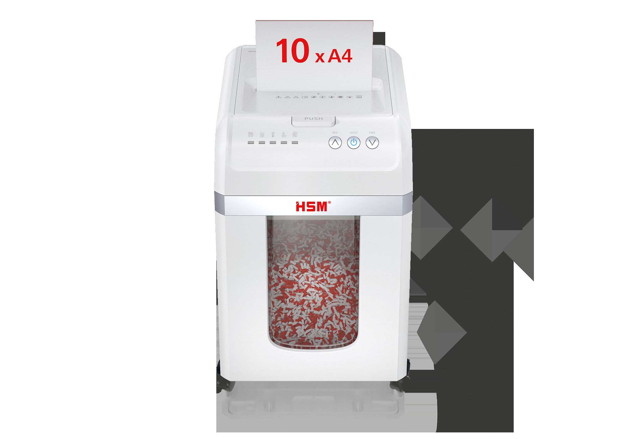 HSM Shredstar Makulator Autofeed X200 P4 4x12 partikkelkut