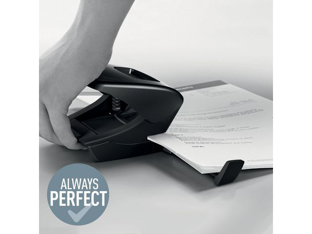 Hullmaskin Leitz recycle 2h/30 ark Sort