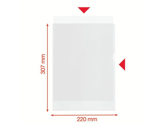 Omslag Esselte Recycled A4 100my (100)