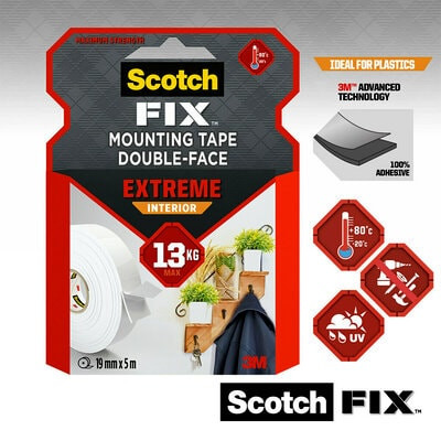 Scotch-Fix Extreme mont. tape 19mm x 5m inne
