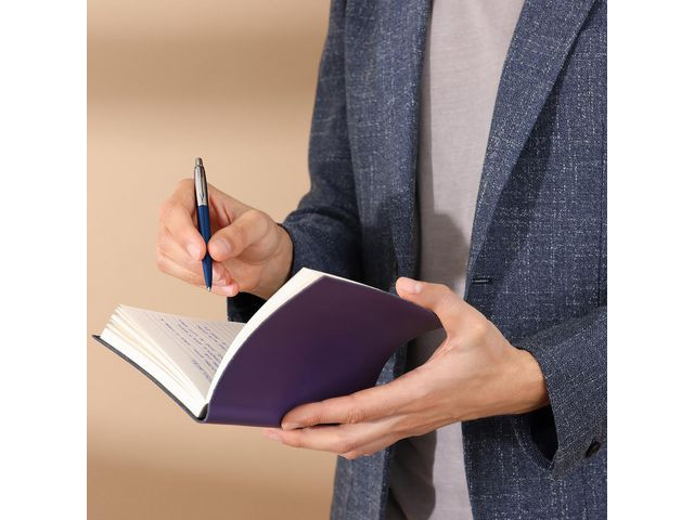 Parker kulepenn Jotter 77% recycled Royal Blue