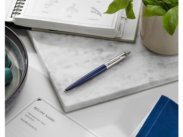 Parker kulepenn Jotter 77% recycled Royal Blue