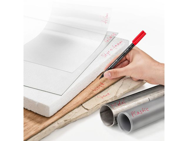 STAEDTLER Merkepenn Lumocolor Perm. 0.4mm assortert (4)