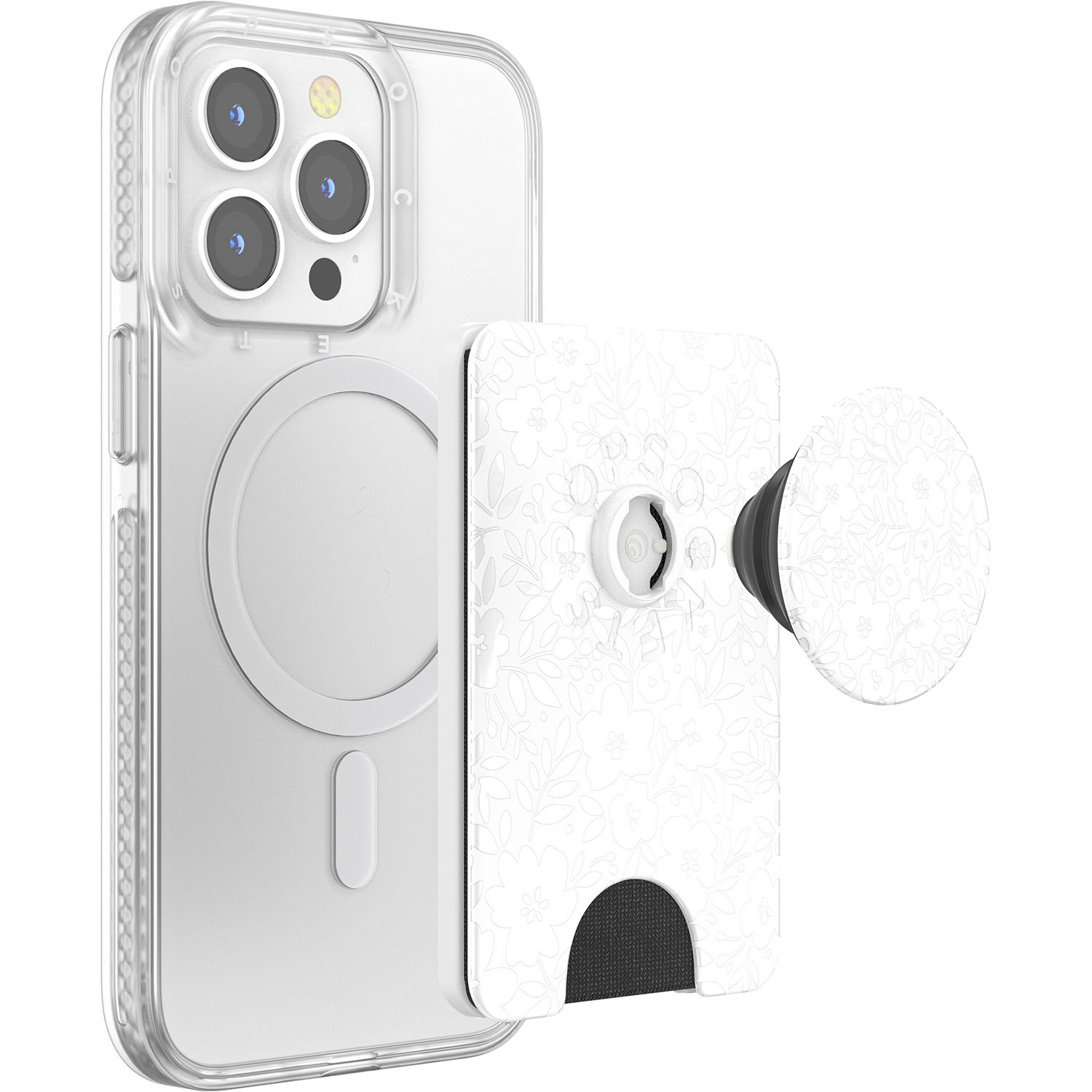 POPSOCKETS PopWallet for Magsafe Blanc Fresh