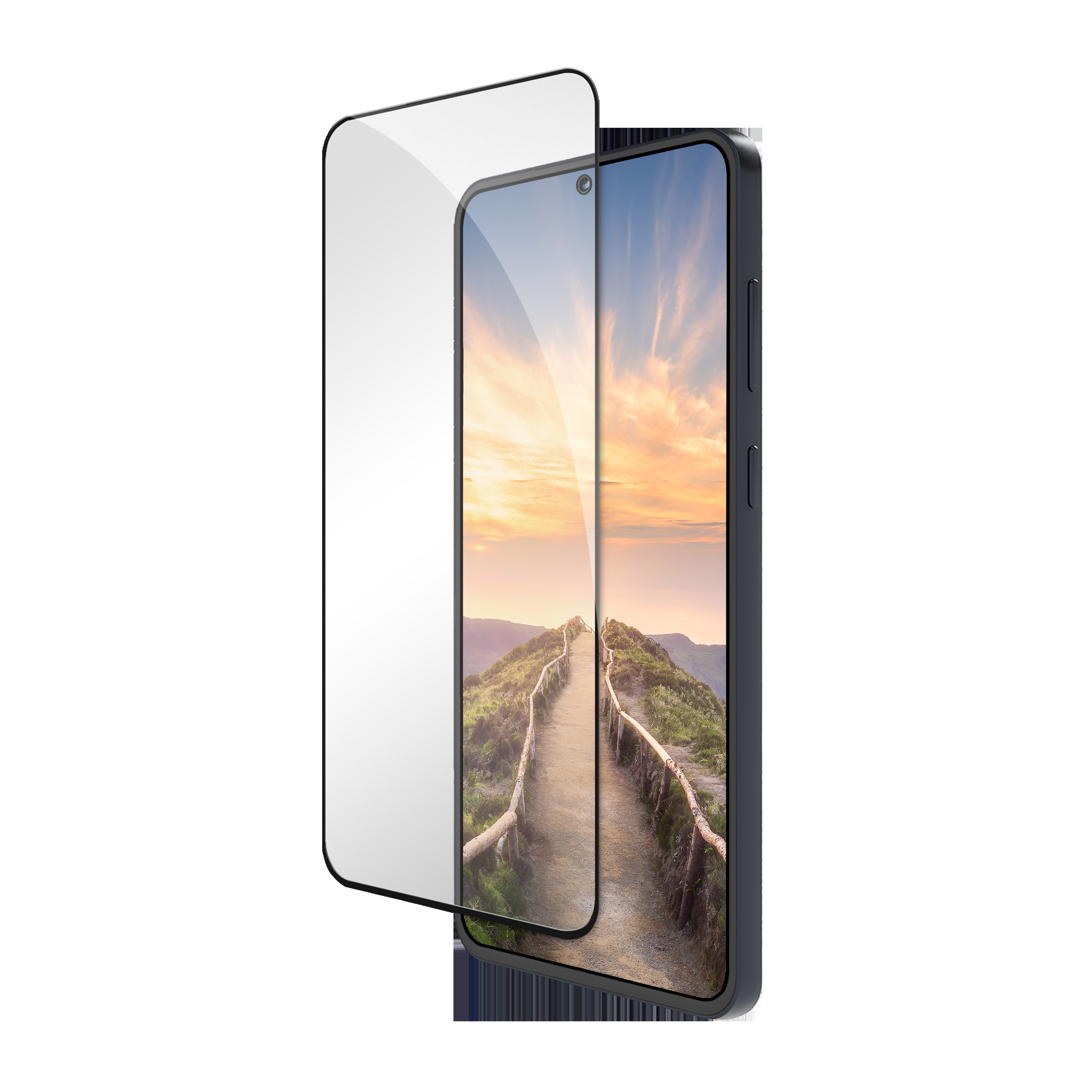 eco-shield - Galaxy S25 FE - Black Edge