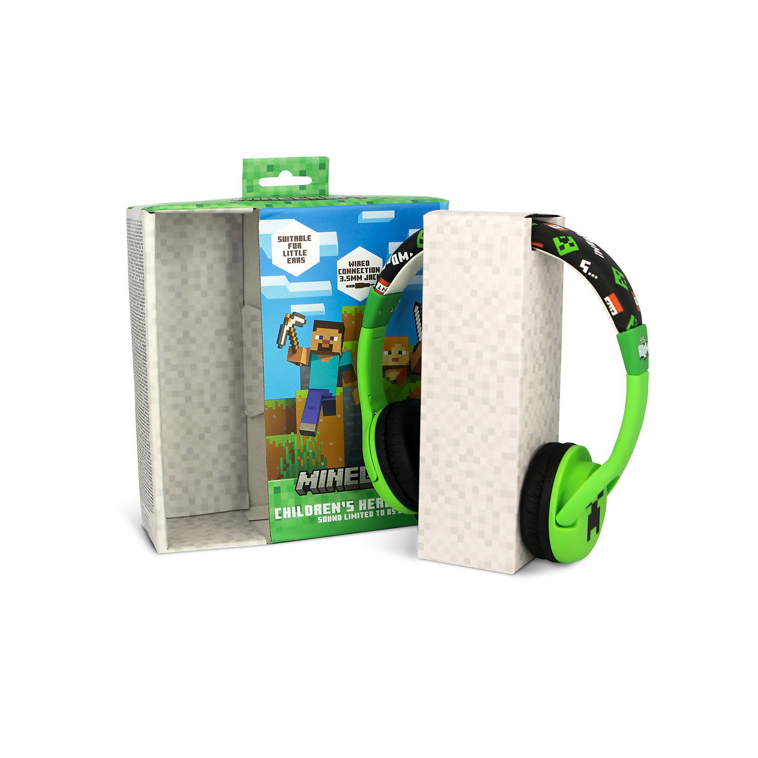 MINECRAFR Headphone Wired On-Ear 85dB Creeper