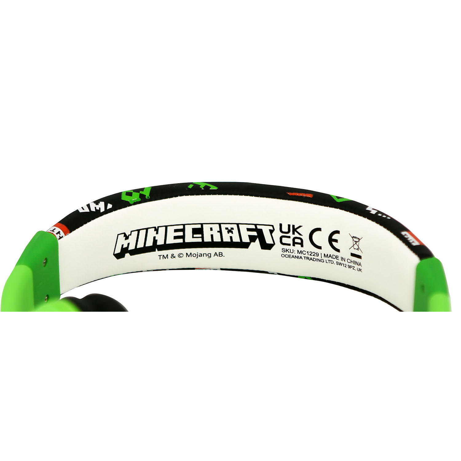 MINECRAFR Headphone Wired On-Ear 85dB Creeper