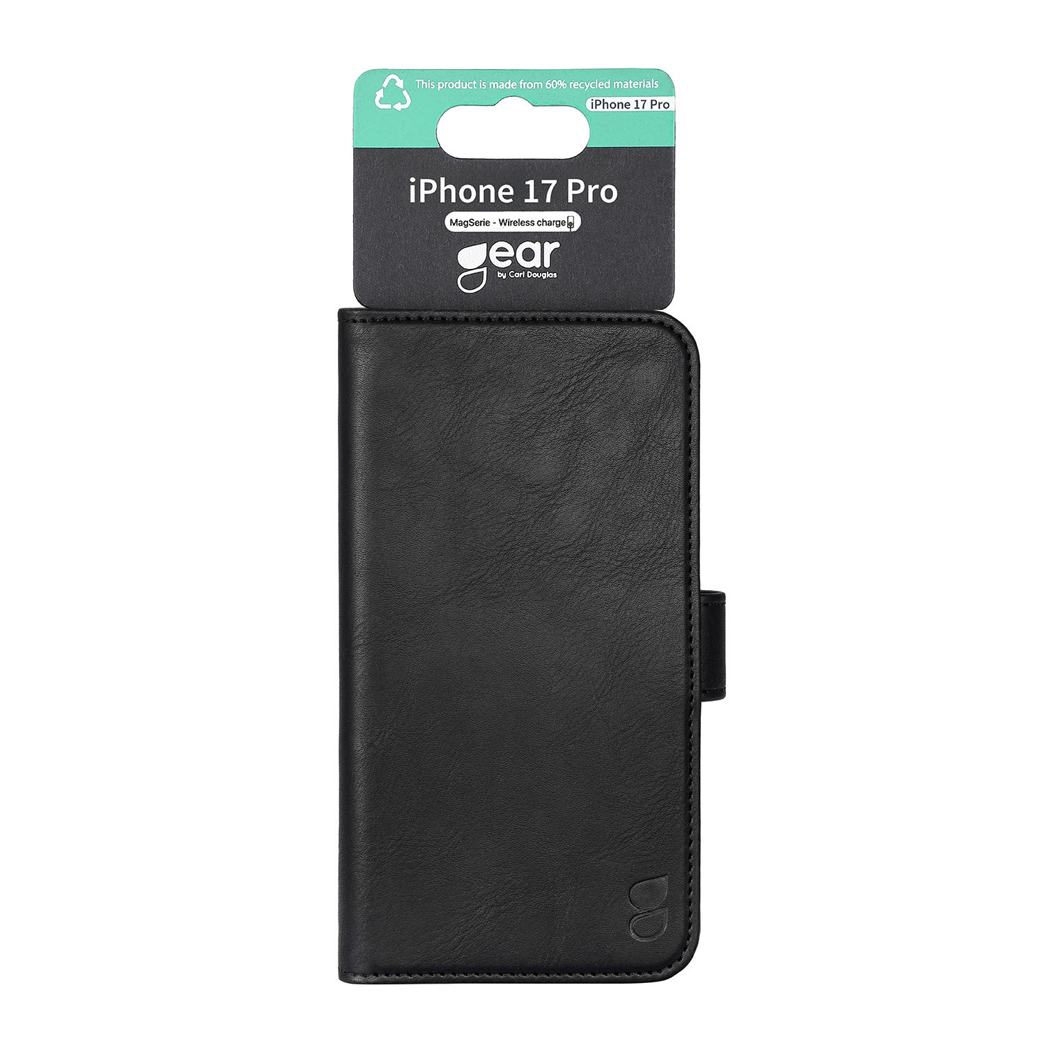 GEAR Classic 3 card Recycled MagSerie iPhone 17 Pro Black