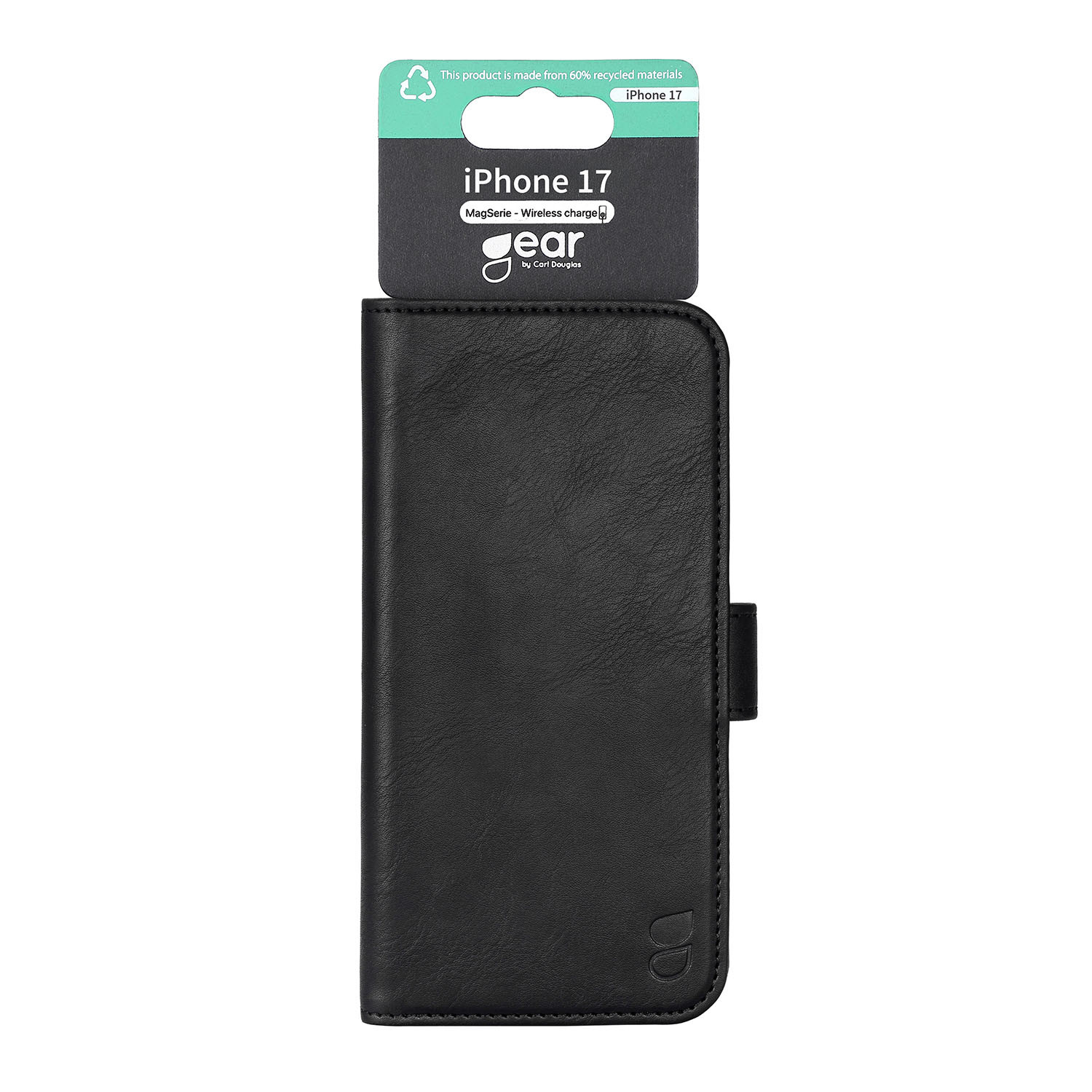 GEAR Classic 3 card Recycled MagSerie iPhone 17 Black