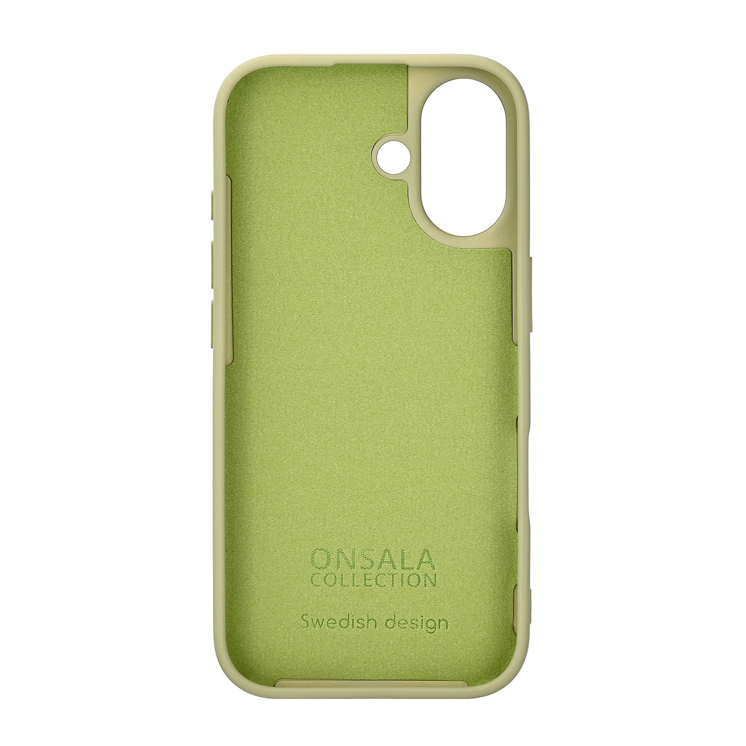 ONSALA Back Sil Touch Recycled MagSerie iPhone 17 Lime
