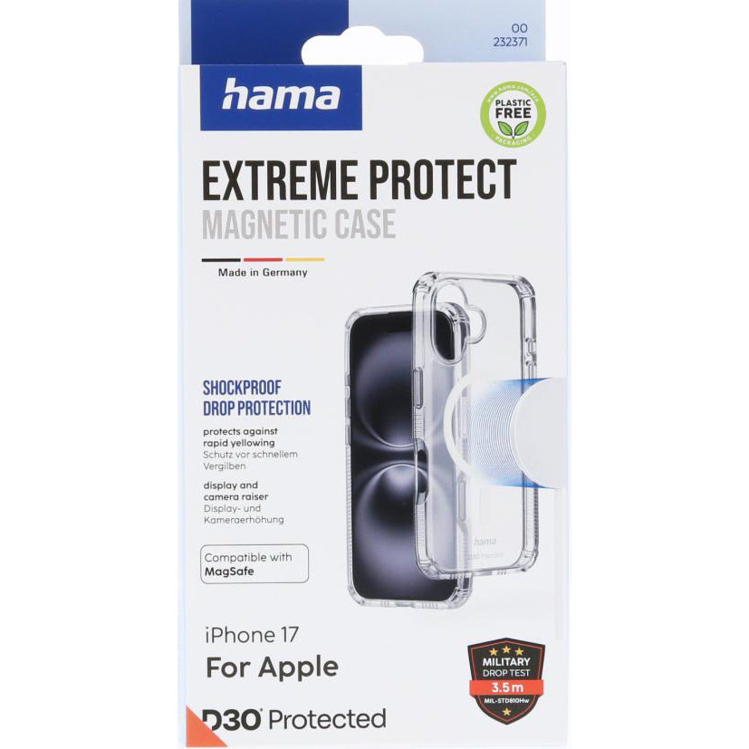 HAMA Extreme Protect MagCase iPhone 17 Transparent