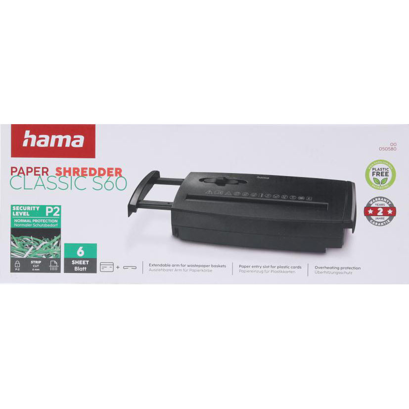 HAMA Paper Shredder Classic S60