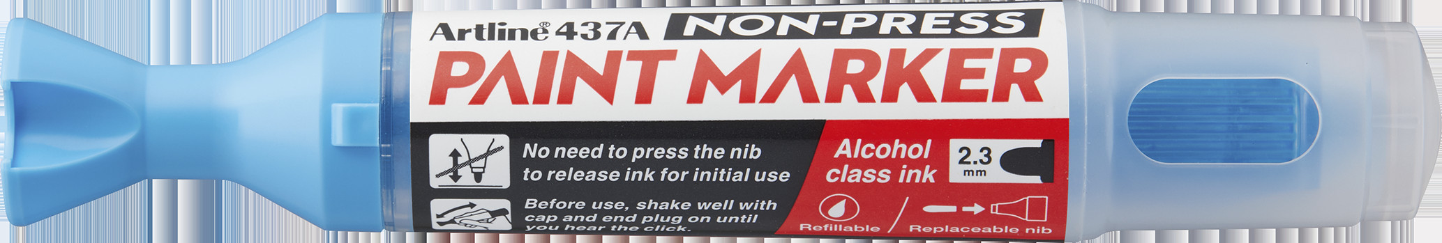 Artline Non-press paint marker 437A Light Blue
