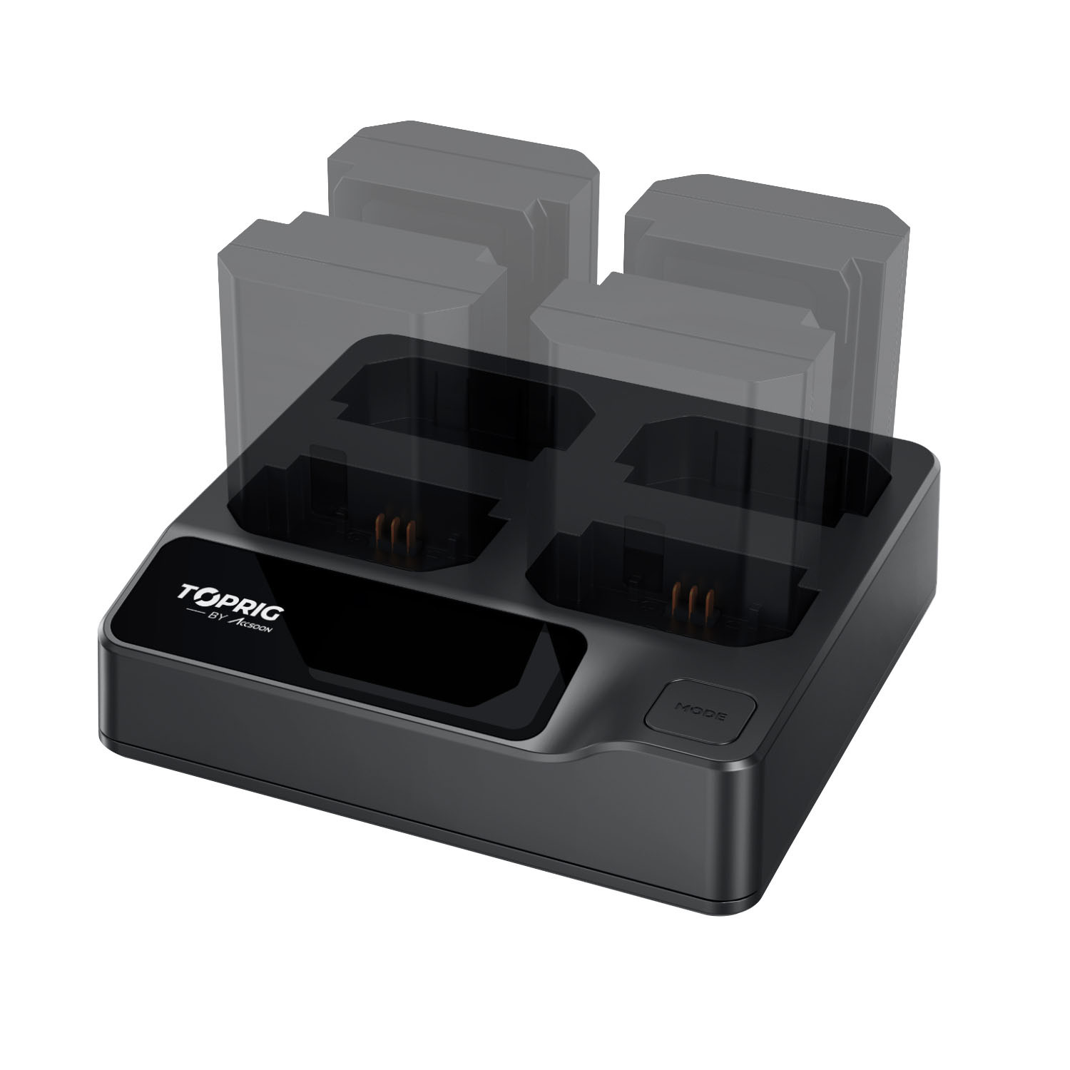 ACCSOON TopRig 100W 4-Bay NP-FZ100  Fast Charger