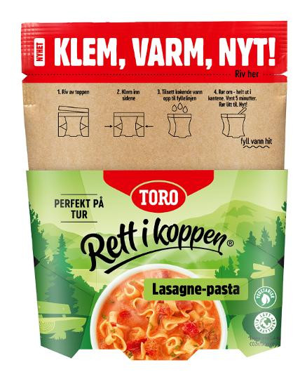 BildeLasagnepasta Toro Rett I Koppen (10 stk)