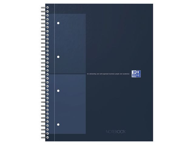 BildeNotatbok Oxford Int. A4+ Ruter Blå (5 stk)