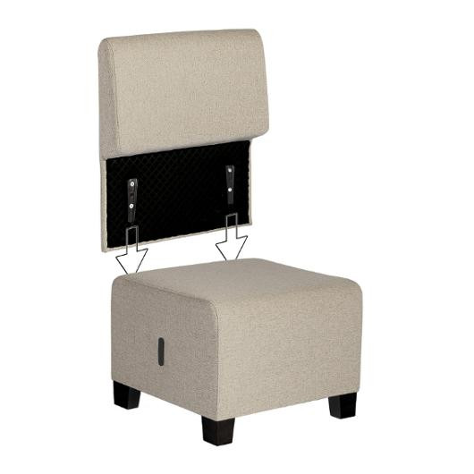 Modulsofa Hizia Sete M/Rygg Beige