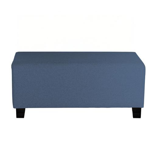 Modulsofa Hizia 2-Seter Sete U/Rygg Blå